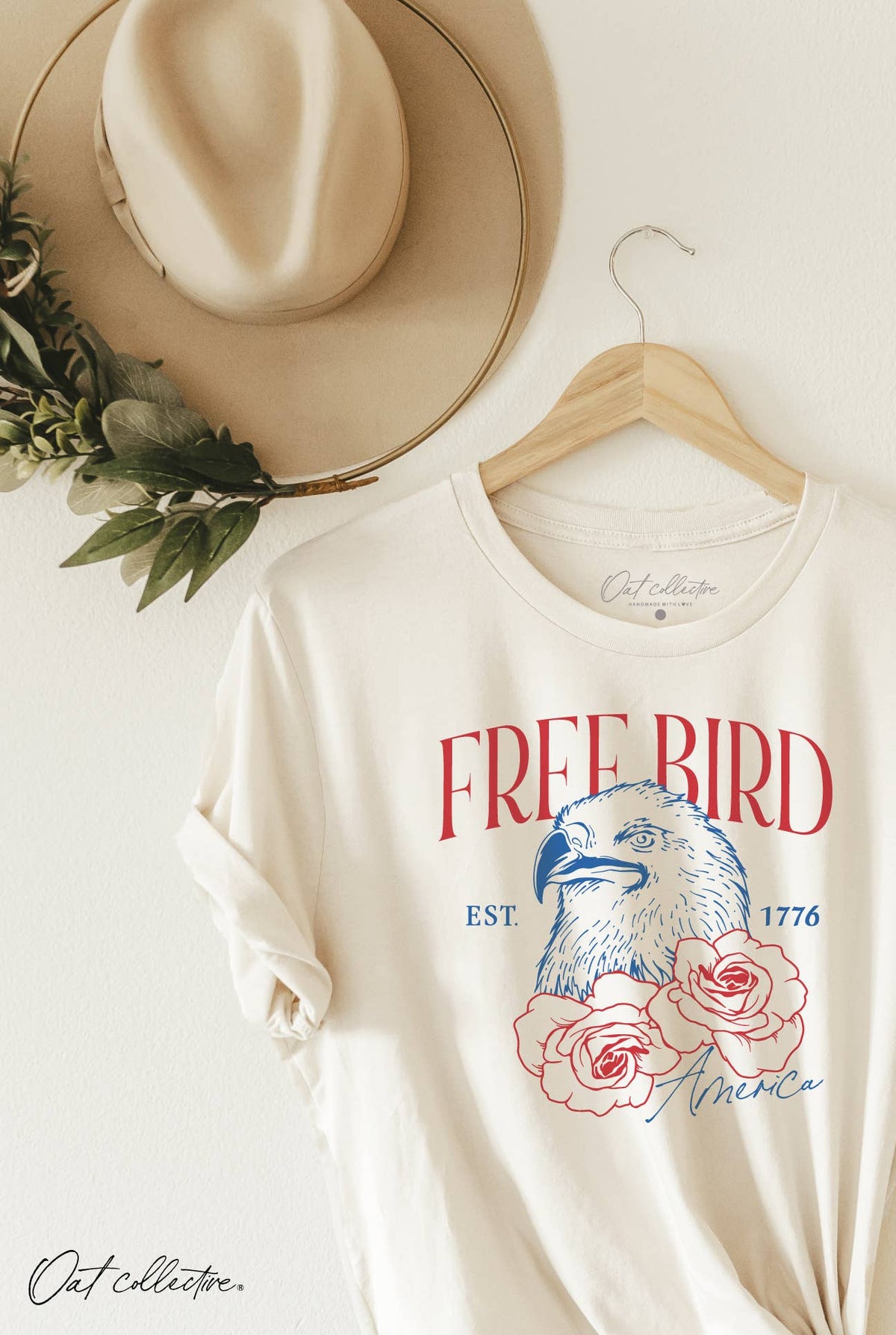 FREE BIRD AMERICA Graphic T-shirt