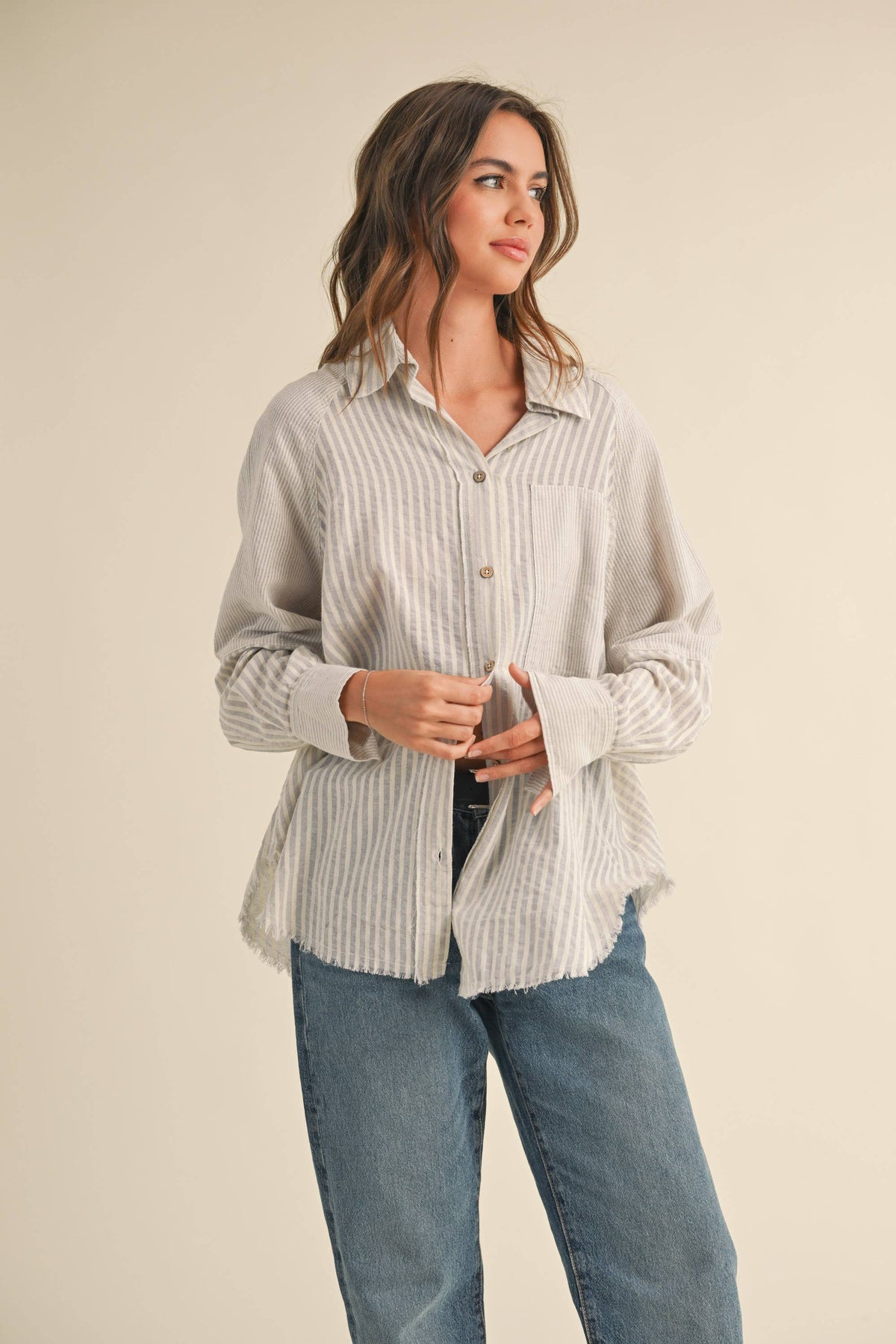 MULTI STRIPE PATTERN BUTTONDOWN SHIRTS