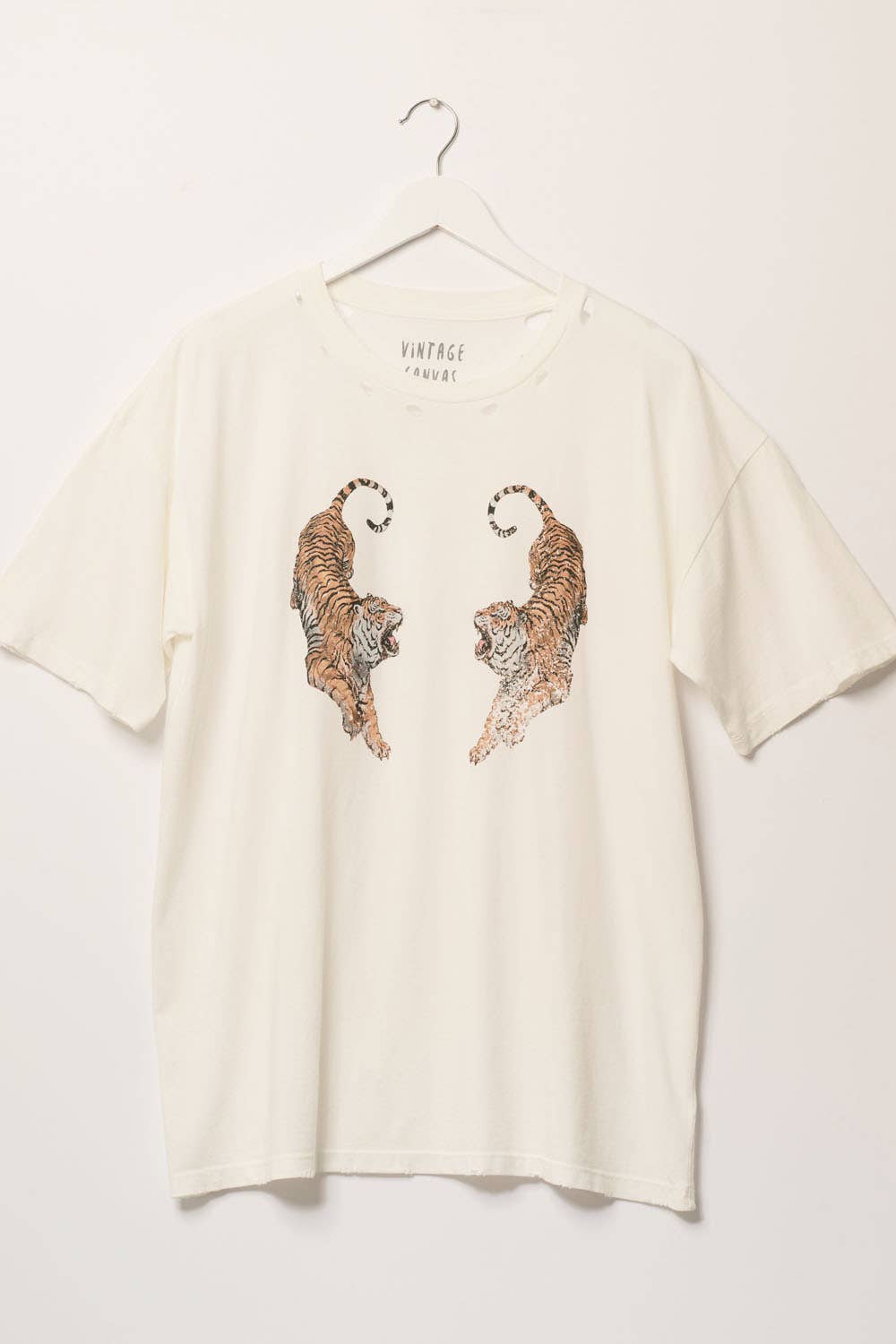 Roaring Tigers Garment Wash Oversize Graphic Tee