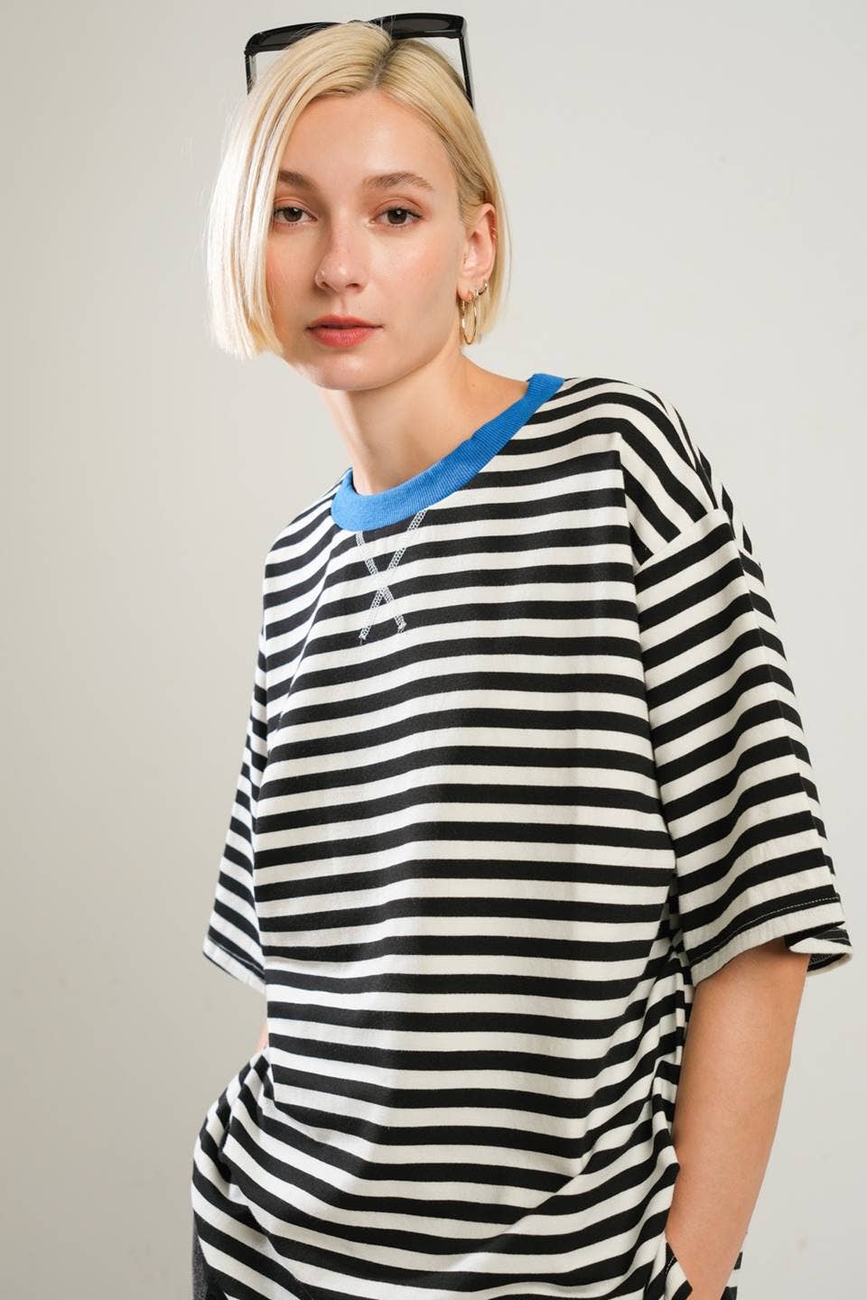 Striped Knit Top