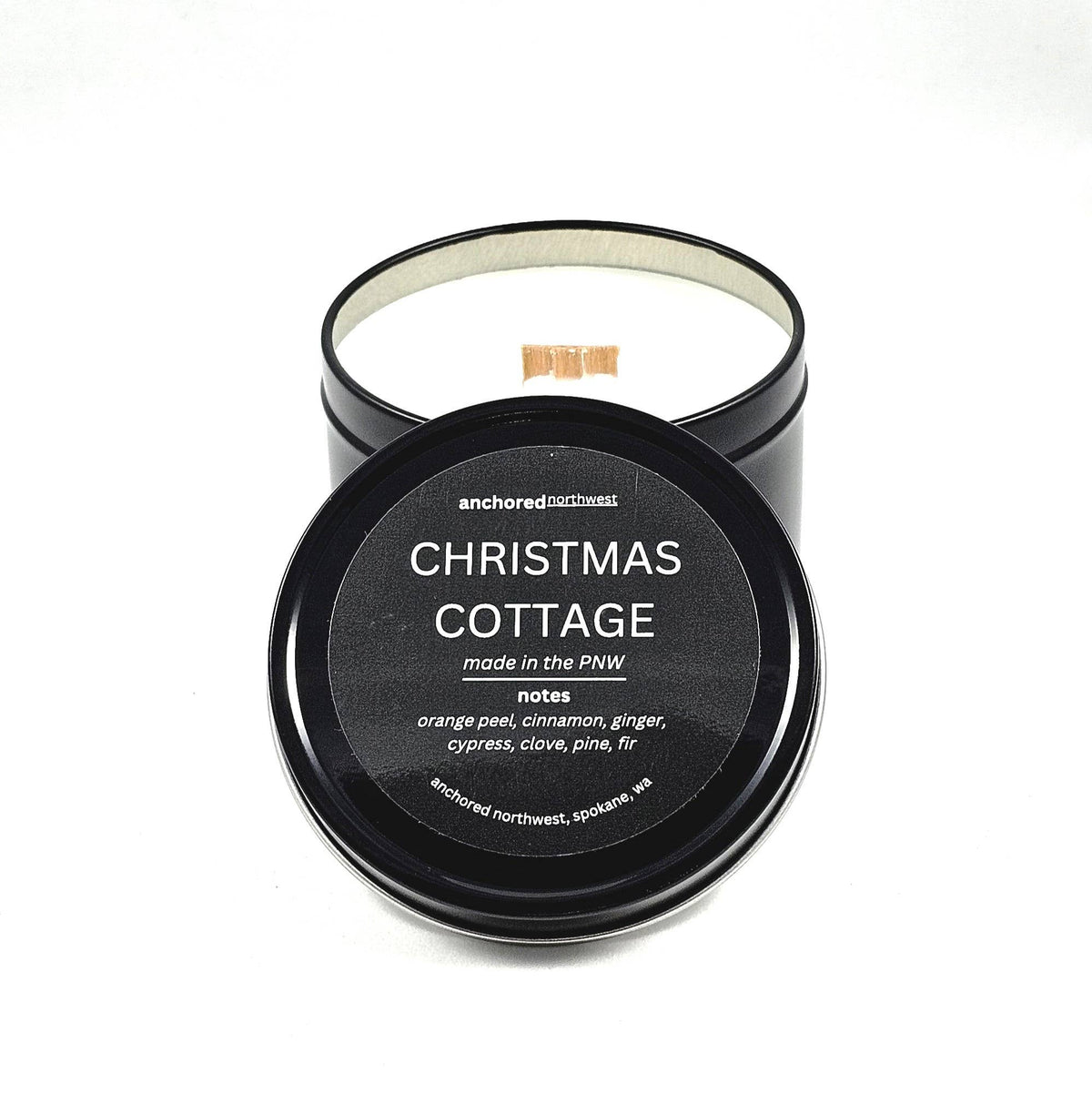 Christmas Cottage Stocking Stuffer Soy Candle